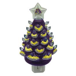 Santa's Workshop - ECU Pirates 6.5" Tree Night Lite - Purple