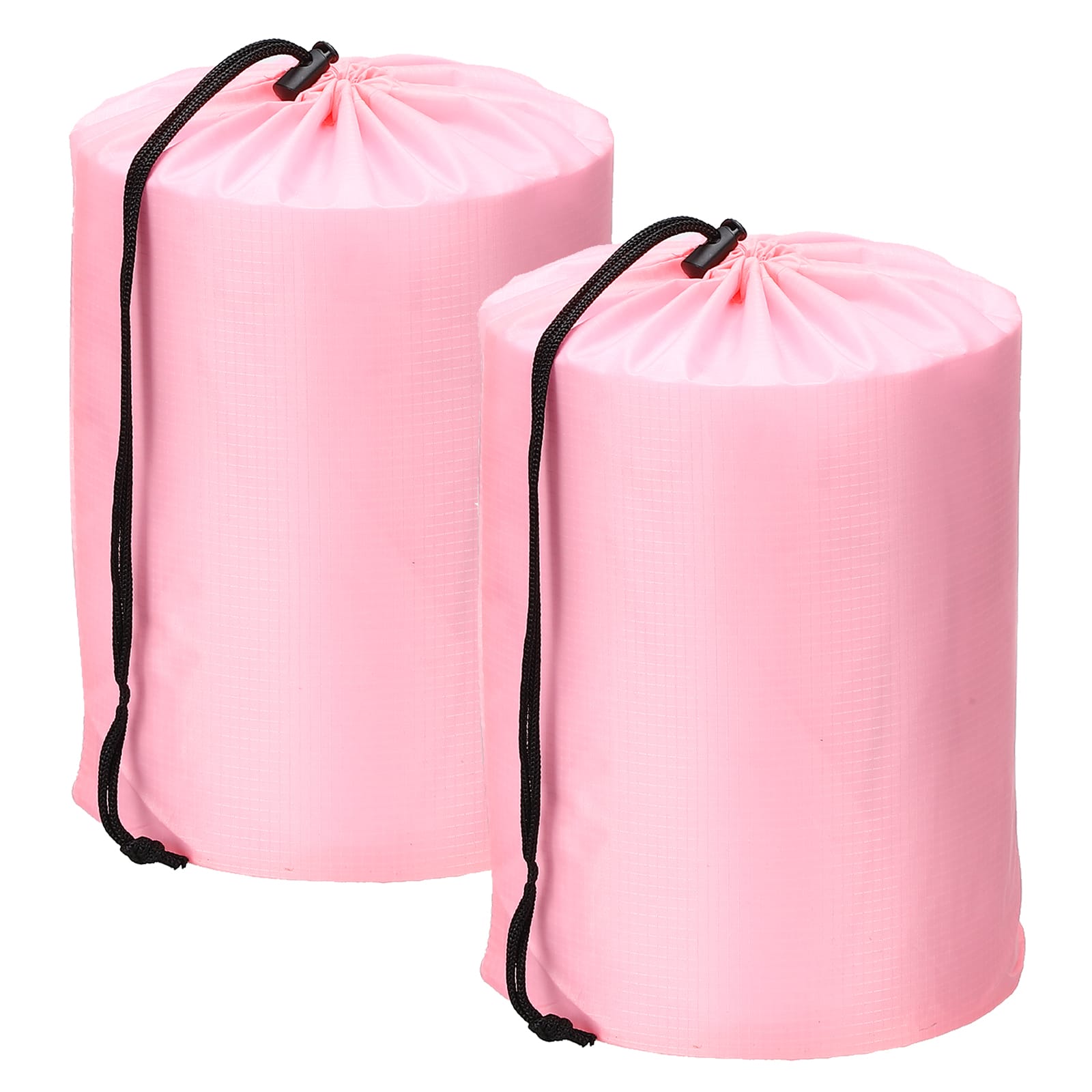 Unique Bargains - Drawstring Bag w/ Toggle & Cinch, Portable Outdoor Ditty Bag, 7x13in & 2pcs for Backpacking/Camping/Traveling - Pink price history on PriceWatchPro