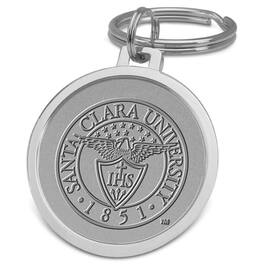 Jardine - Santa Clara Broncos Team Logo Split-Wire Key Ring - Silver