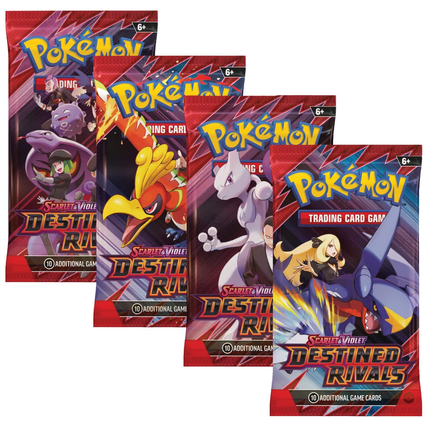 Pokémon Pokemon SV10 Destined Rivals Art Set (4 Booster Packs) 509