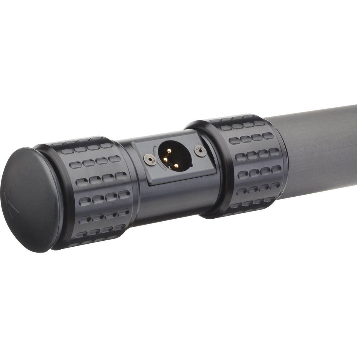 Alt View 4. K-Tek - K-Tek KP12CCR 12' KlassicPro Graphite 6-Section Boompole with KPCK12 Internal XLR Coiled Cable and KPCCR Side Exit.