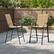 Alt View 8. Gymax - Gymax 4PCS Outdoor Bar Stools 29'' Fabric Bar Height Stools w/ Armrests & Footrest Beige - Beige.