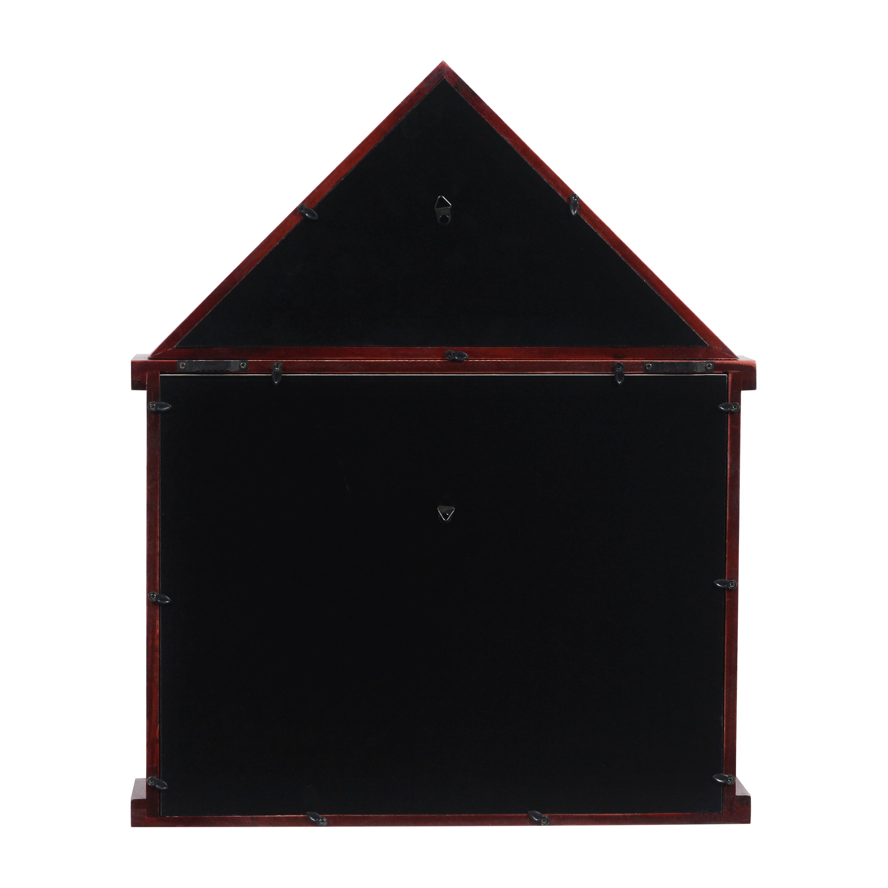 Alt View 7. Emma + Oliver - Arthur Small Solid Wood Memorial Flag Case with Certificate Holder and Shadow Box Display - Mahogany.