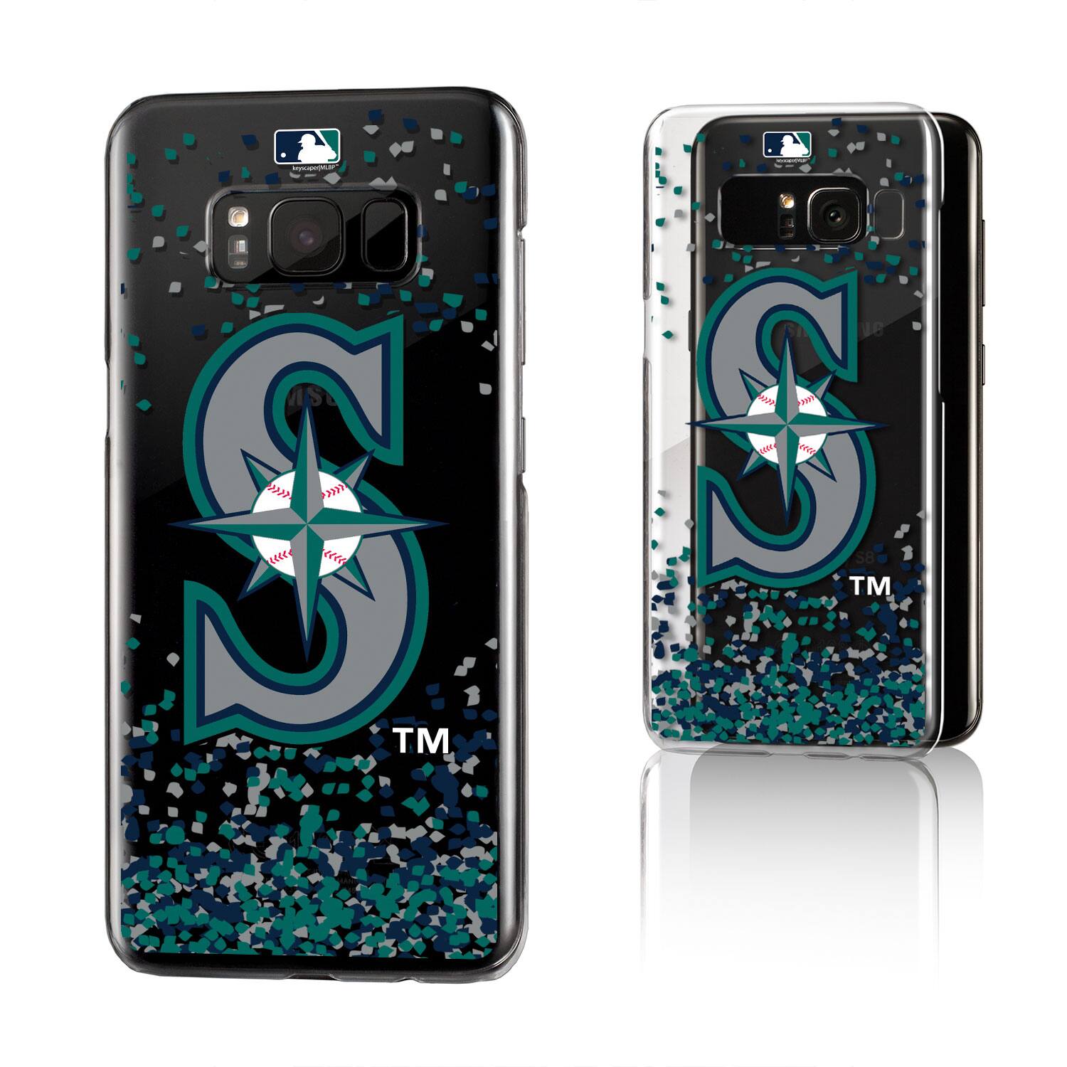 Keyscaper - MLB - Seattle Mariners Galaxy S8 Confetti Design Clear Case - S22 - Multicolor price history on PriceWatchPro