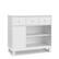 Left. Storkcraft - Modern Nursery Changing Table Dresser - White.