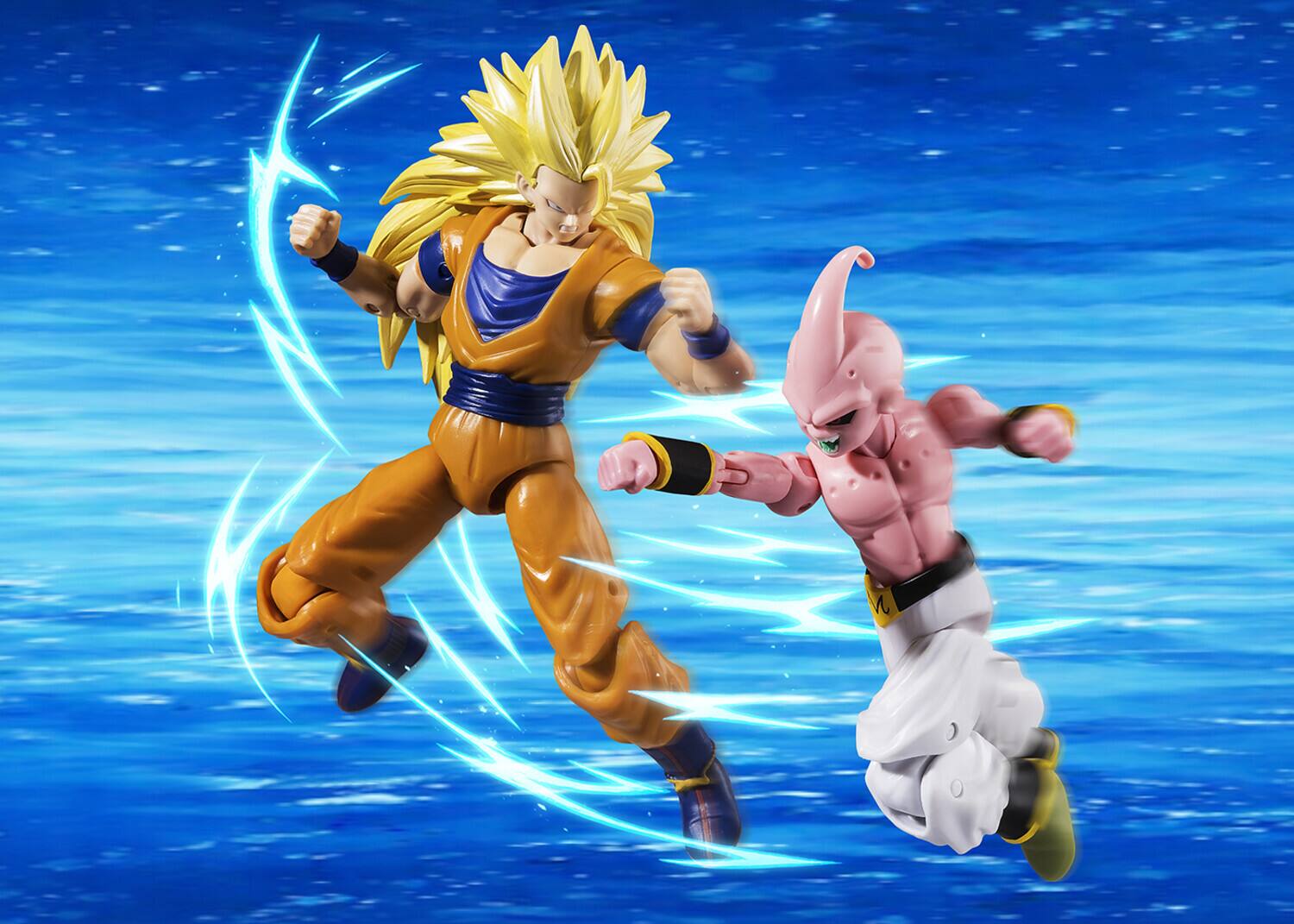 Alt View 1. Bandai - Dragon Ball Z - Dragon Stars: Battle Pack - Super Saiyan 3 Goku vs Majin Buu Final   - COLLECTIBLES - Multicolor.
