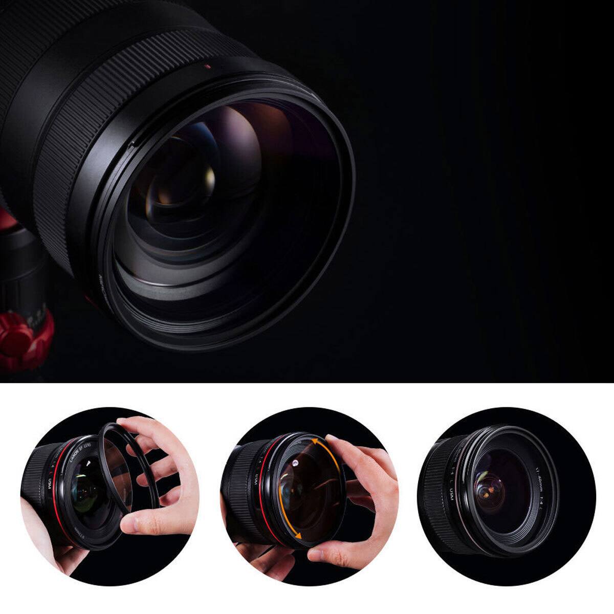 Alt View 3. K&F Concept - K&F Concept 46mm C Series Blue MCUV Filter.