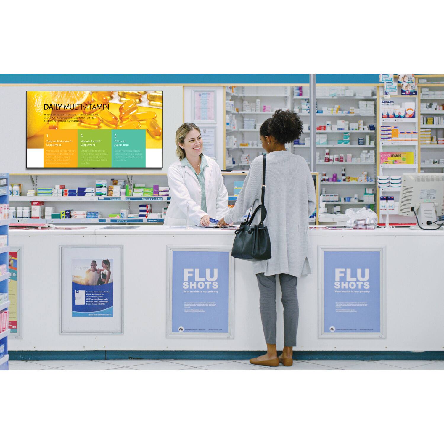 Alt View 12. Samsung - 65" CLASS BE65T-H LED 4K Commercial Grade TV - Black.