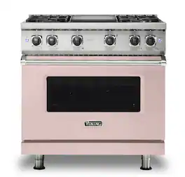 Viking - 5-Series Gas Sealed Burner Range - Blush
