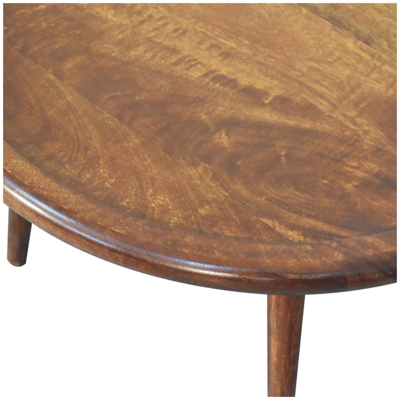 Alt View 1. Artisan Furniture - Chestnut Plate Coffee Table - Dark Brown.