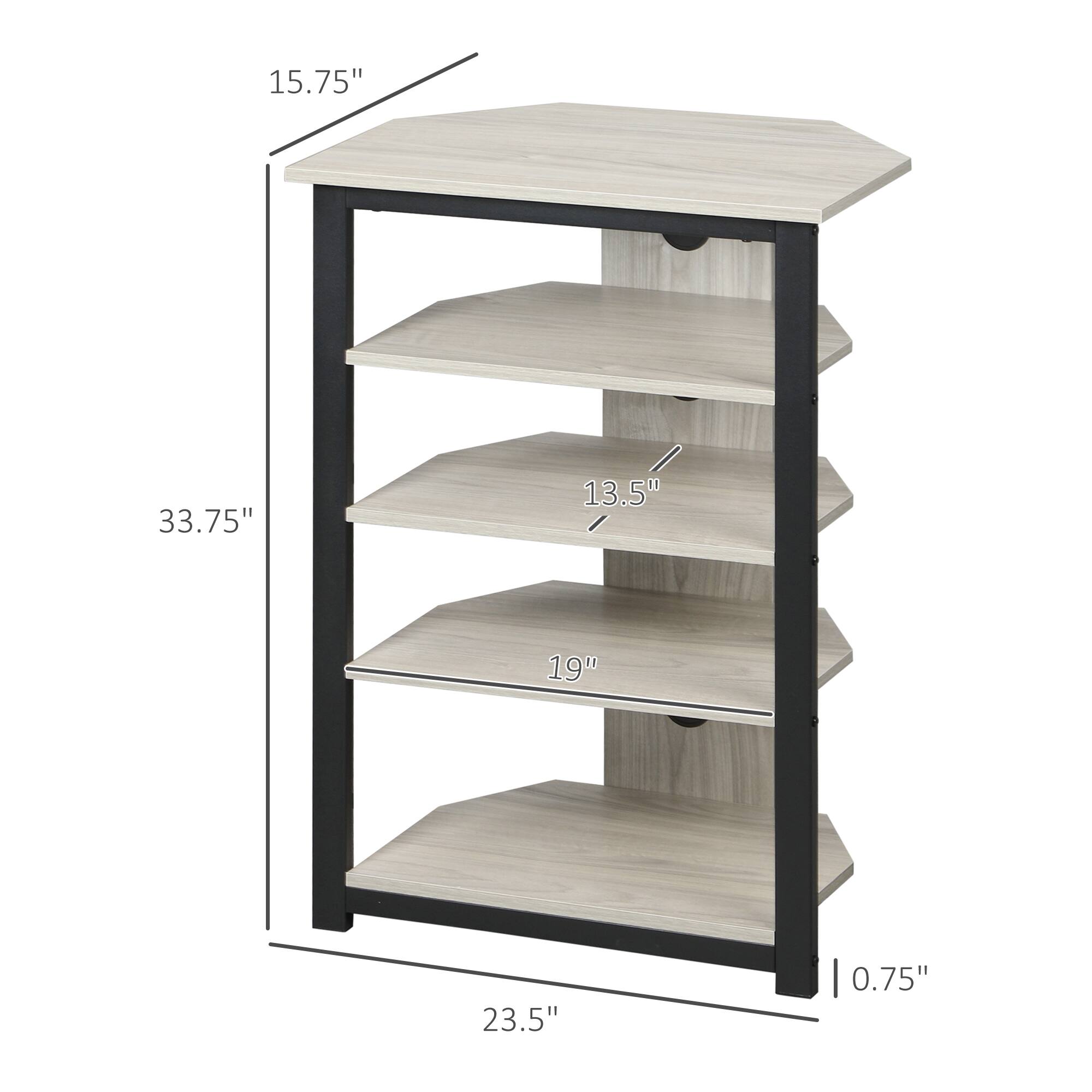 15.75" 33.75" 13.5" 19" 23.5" 0.75"
