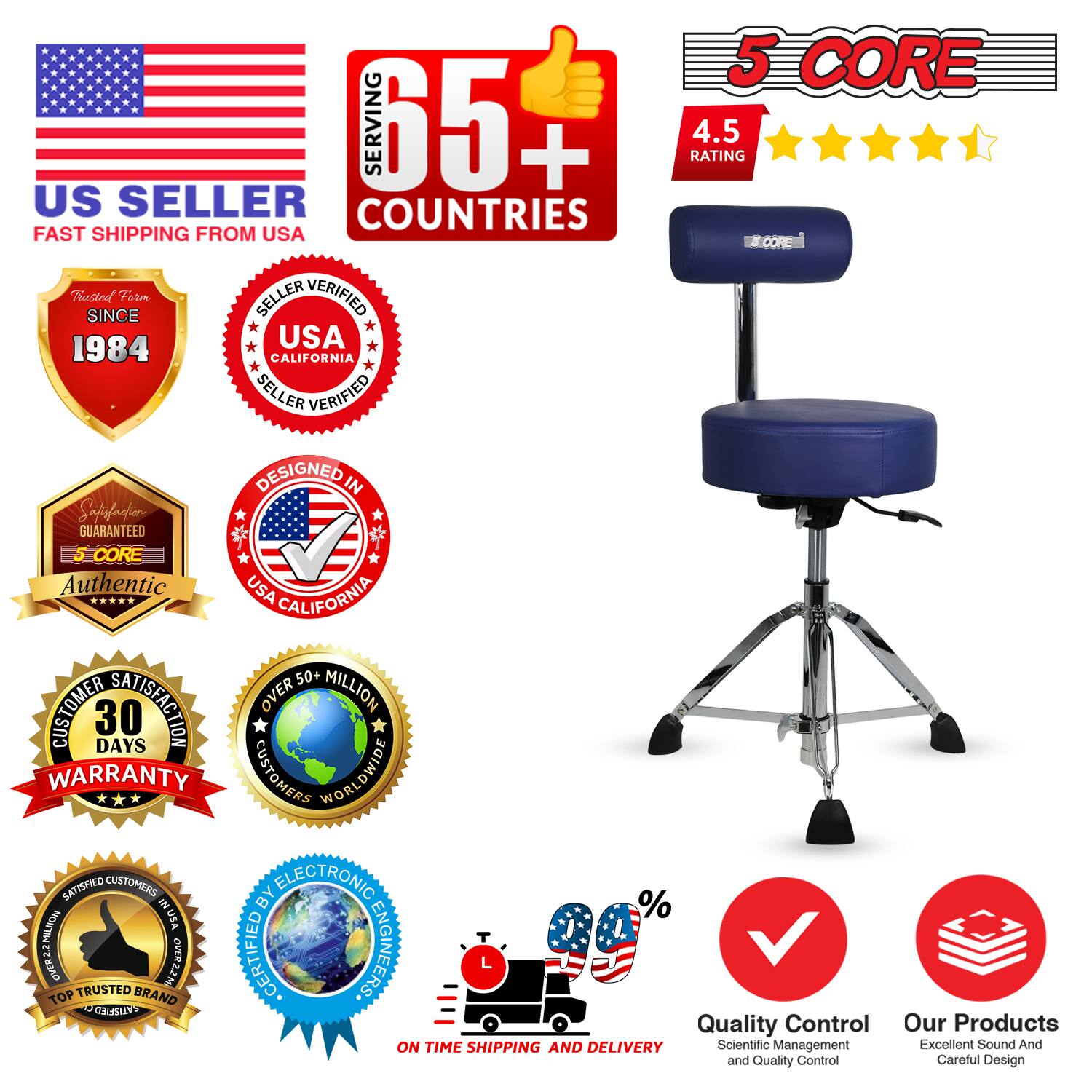 5 CORE  
4.5 RATING  

US SELLER  
FAST SHIPPING FROM USA  

SERVING 65+ COUNTRIES  

TRUSTED SINCE 1984  

SELLER VERIFIED  
USA CALIFORNIA  

DESIGNED IN USA CALIFORNIA  

5 CORE AUTHENTIC  

30 DAYS WARRANTY  

OVER 50+ MILLION CUSTOMERS WORLDWIDE  

SATISFIED CUSTOMERS BY ELECTRONIC ENGINEERS  

CERTIFIED BY ELECTRONIC ENGINEERS  

ON TIME SHIPPING AND DELIVERY  

QUALITY CONTROL  
Scientific Management and Quality Control  

OUR PRODUCTS  
Excellent Sound And Careful Design  

TOP TRUSTED BRAND  

%  

GUARANTEED