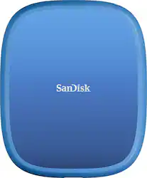 SanDisk - 2TB Creator Phone SSD External USB Type C Drive with Magsafe Compatibility for iPhone 15/16 - Blue - Front_Zoom