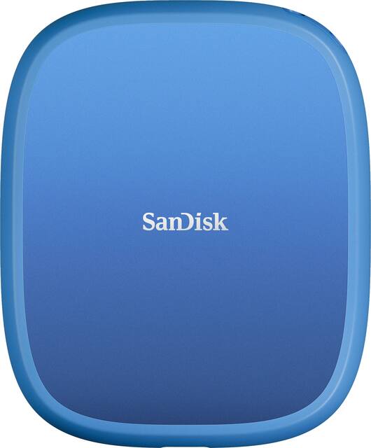 SANDISK - 1TB Creator Phone SSD External USB Type C Drive with Magsafe Compatibility for iPhone 15/16 - Blue