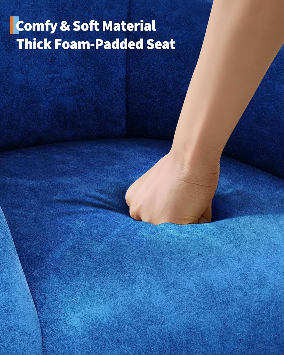 Comfy & Soft Material  
Thick Foam-Padded Seat