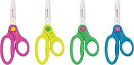 Westcott - 5" Stainless Steel Kid's Scissors, Blunt Tip Colors, Each - Assorted