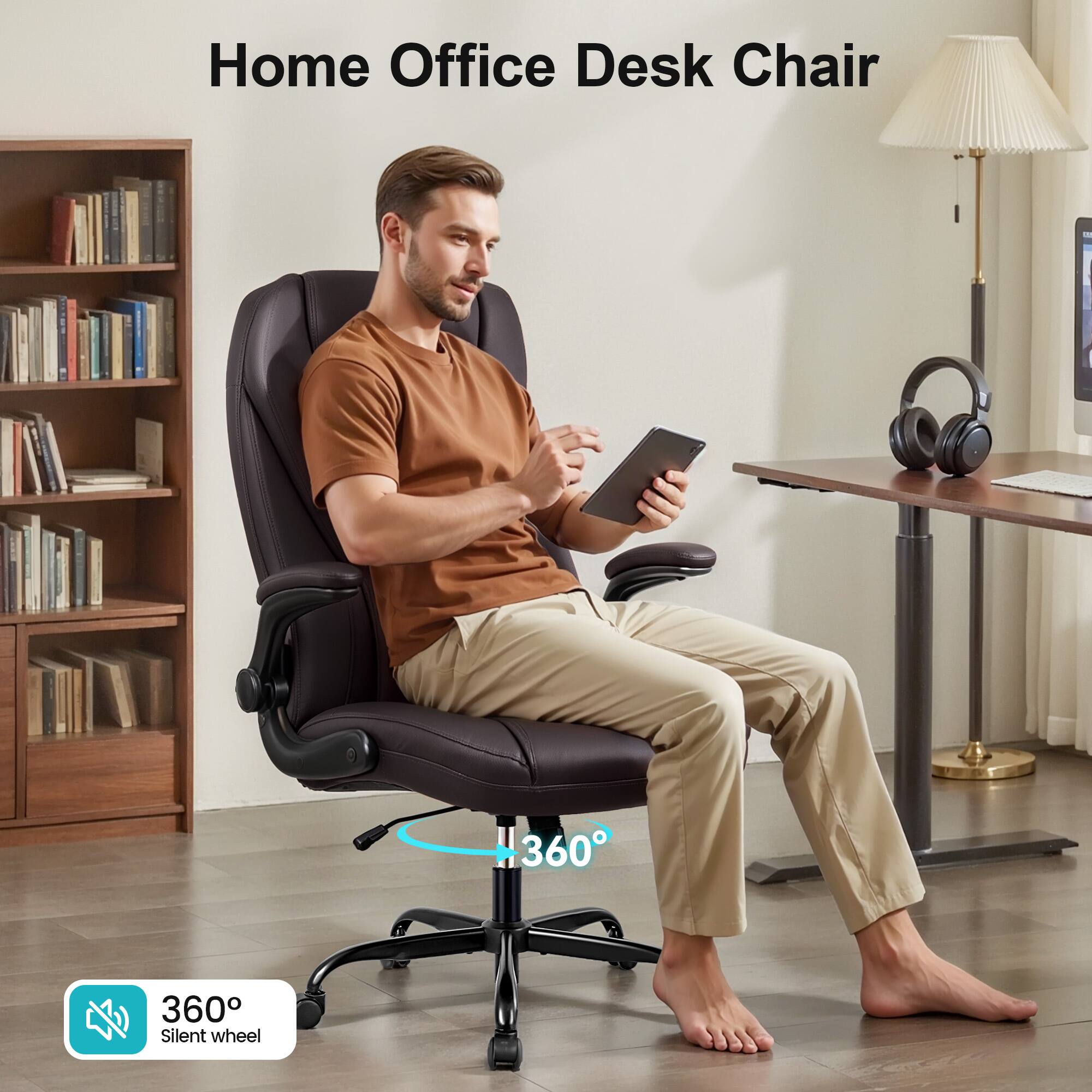 Home Office Desk Chair

360° Silent wheel