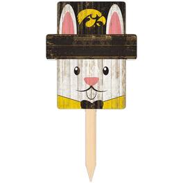 Fan Creations - Iowa Hawkeyes 16" x 19" Easter Bunny Yard Stake - Multicolor
