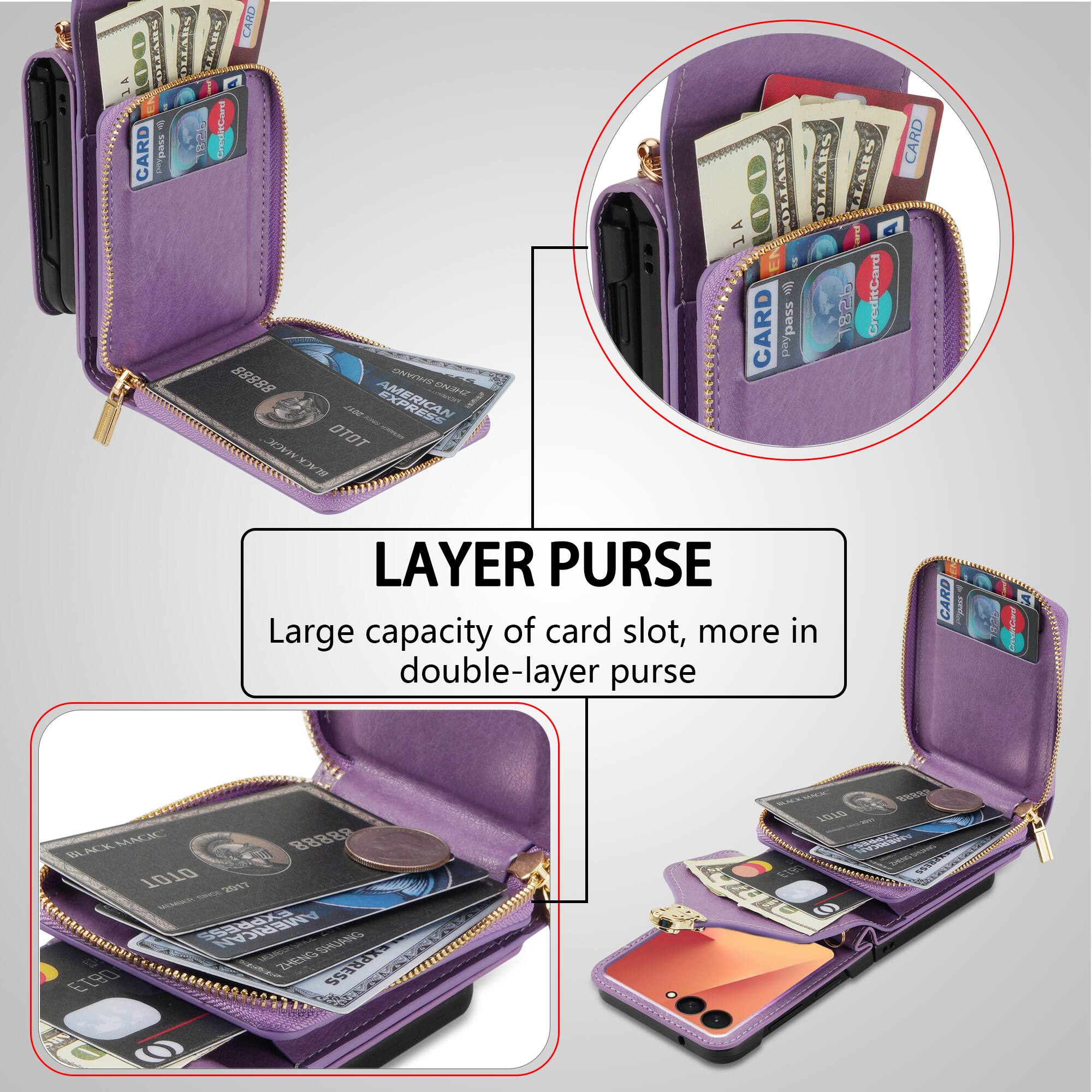 0O OLLABS 1A CARD sarel LLA P2 CARD A TarU I B888 cNrA AMERICAN DHRH - - TOTO TNW 00 SHVTIO 1A 5 Wy CARD paypass pay LLARS SUVE 18P5 CreditCard CARD LAYER PURSE Large capacity of card slot, more in double-layer purse CARD nore I % asNN AX MADKC 8 1O10 A AMERICAN DAJANG - ZEN ETSO KPRESS 3 101 Cdia (0)