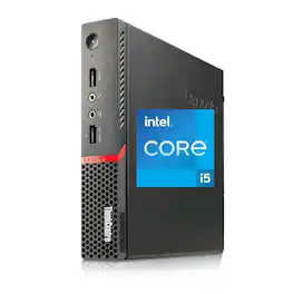 Lenovo - Refurbished Excellent - ThinkCentre M900 Tiny Desktop PC, Intel Core i5-6500T Up to 3.1 GHz, 16GB DDR4 RAM, 256GB SSD, USB WiFi, WIN11P - Black