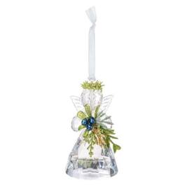 Ganz - Mistletoe Angel Acrylic Christmas Tree Ornament 3.5 inch - Clear