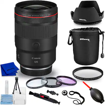 CANON LENS RF135mm F1.8 L IS USM
Ultimax
Canon 135
Stedie Series
UV MC Digital HD
JAD