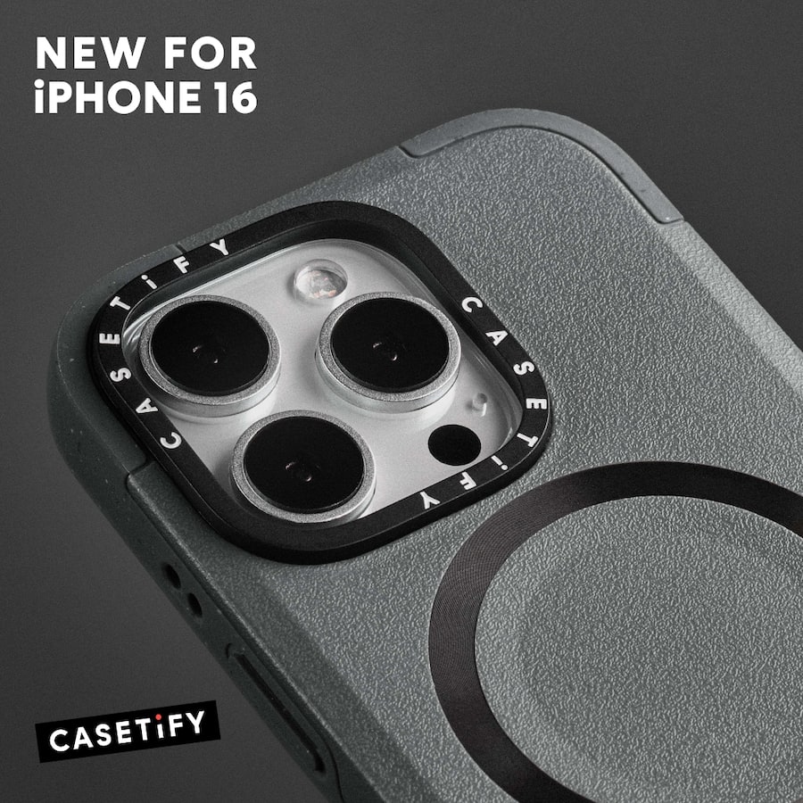 CASETiFY Force Case with MagSafe for Apple iPhone 16 Pro Black CTF CASETiFY Force Case with MagSafe for Apple iPhone 16 Pro Black CTF