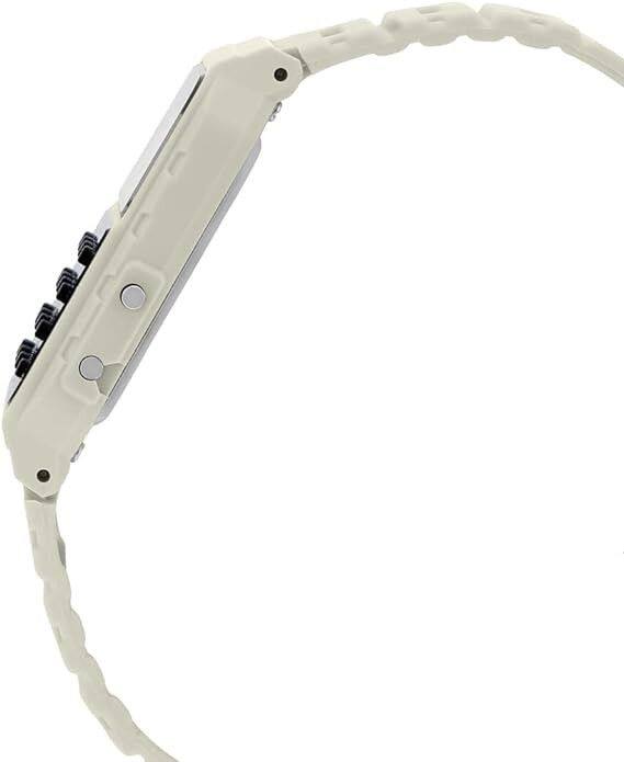 Angle. Casio - Casio Men's Vintage Calculator Watch with White Band - CA-53WF-8BCF - White.