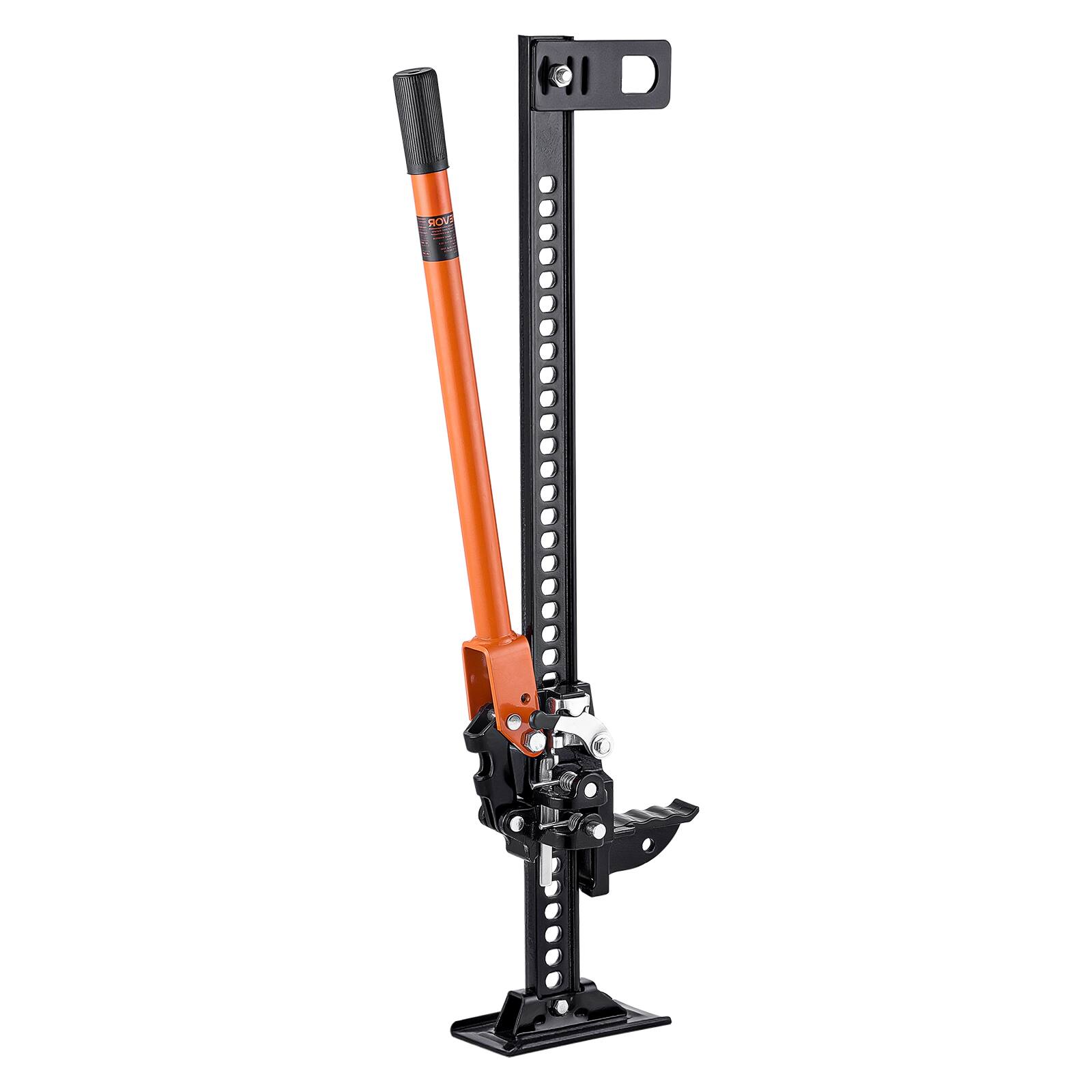 Alt View 5. VEVOR - Farm Jack, 36" Utility High Lift Farm Jack, 3.18 Ton (7,000 lbs) Capacity Ratcheting Off Road Utility Jacks - Black;Orange.