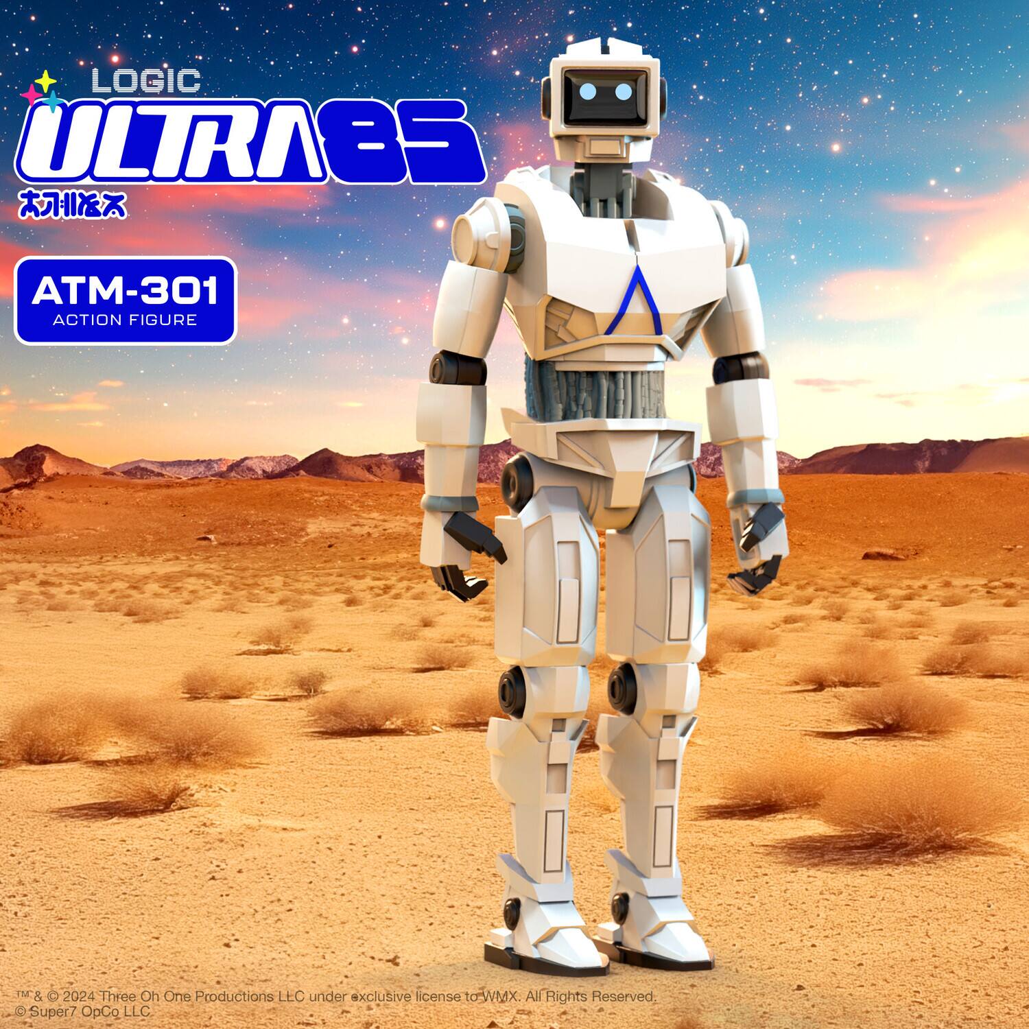 LOGIC ULTRA-ES ATM-301 ACTION FIGURE 1Mg & D 2024 Three Oh One Productions LLC under exclusive license to WMX. All Rights Reserved. © Super7 OpCo LLC.
