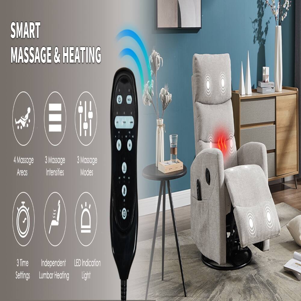 SMART MASSAGE & HEATING

- 4 Massage Areas
- 3 Massage Intensities
- 3 Massage Modes
- 3 Time Settings
- Independent Lumbar Heating
- LED Indication Light