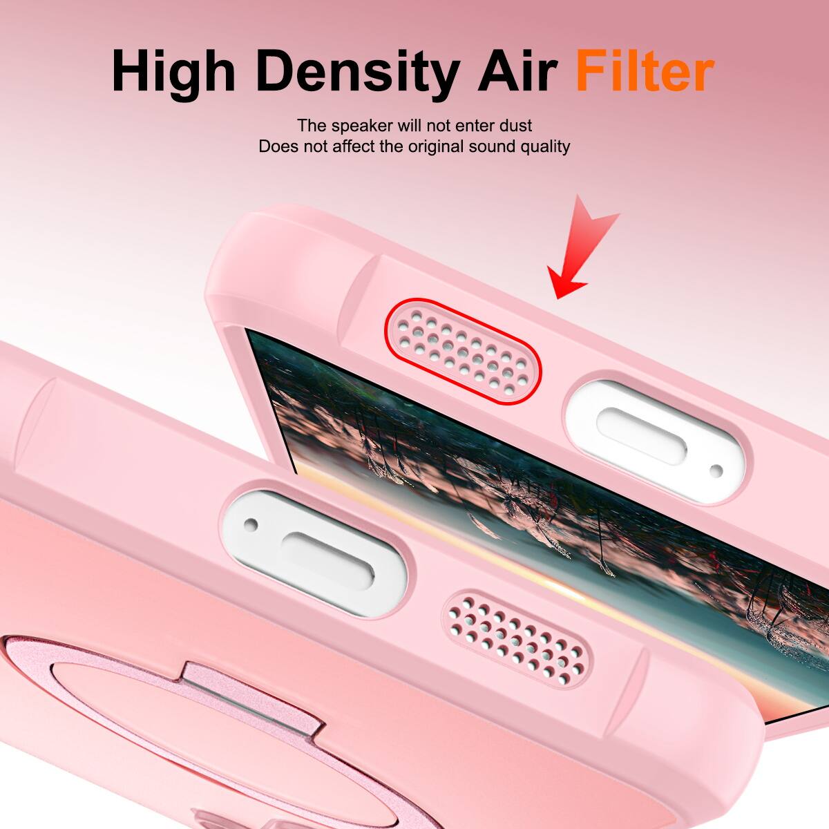 High Density Air Filter

The speaker will not enter dust  
Does not affect the original sound quality