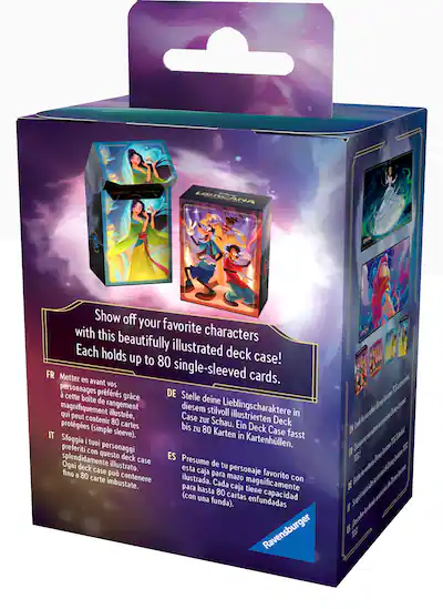 Disney - Lorcana Fabled Card Deck Case - Mulan Disney - Lorcana Fabled Card Deck Case - Mulan