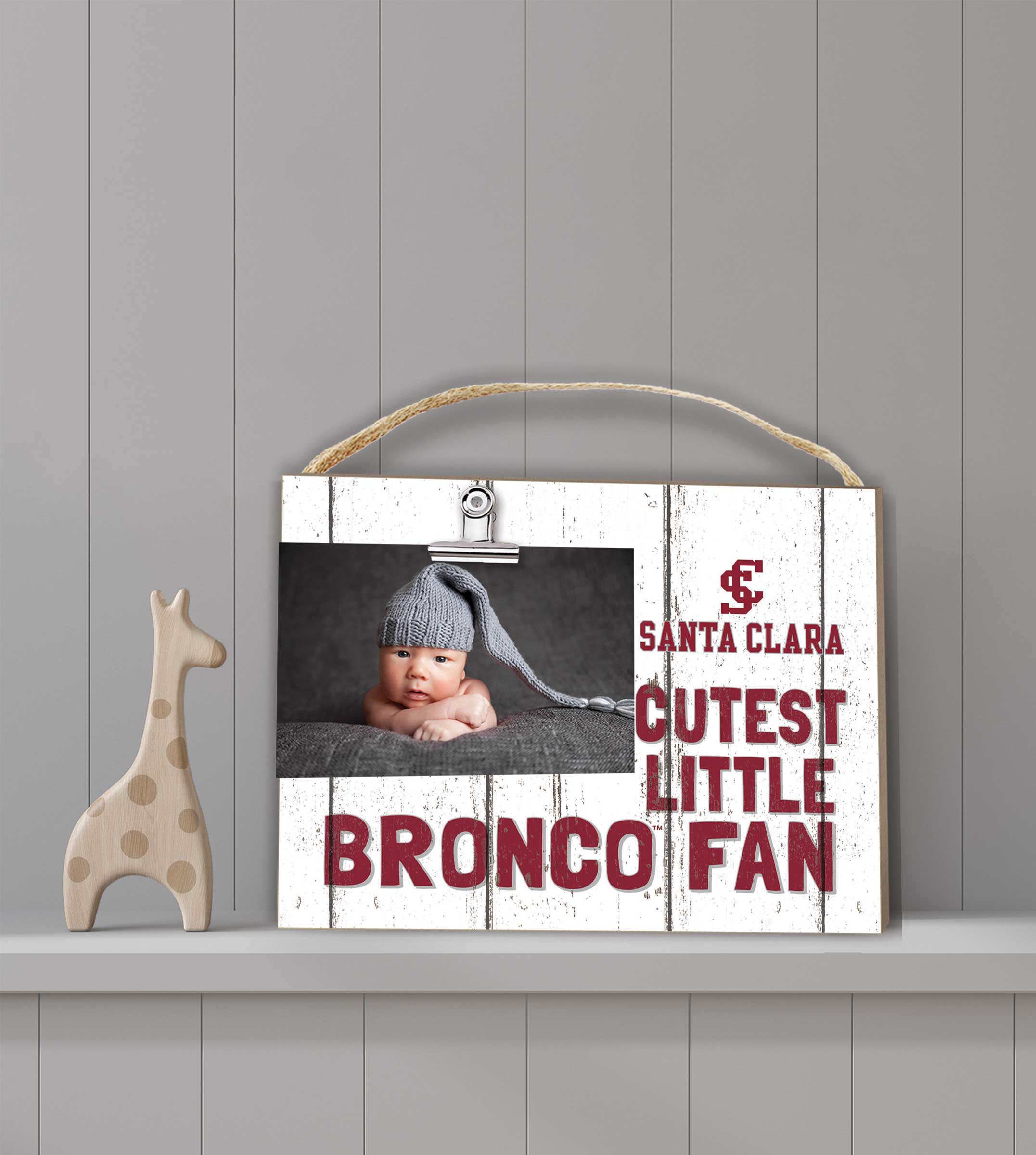 SANTA CLARA CUTEST LITTLE BRONCO FAN