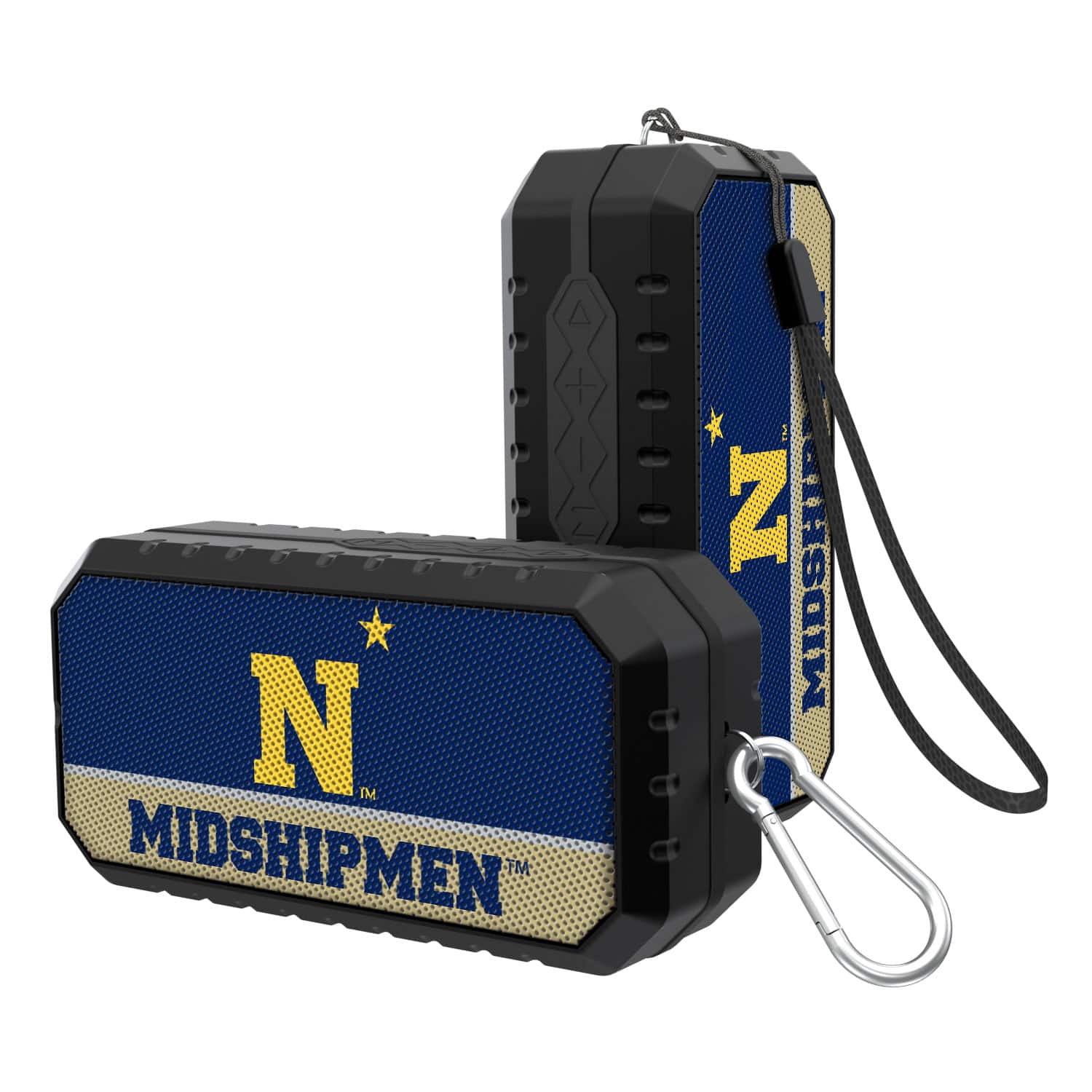 Keyscaper - Navy Midshipmen End Zone Water Resistant Bluetooth Speaker - Multicolor