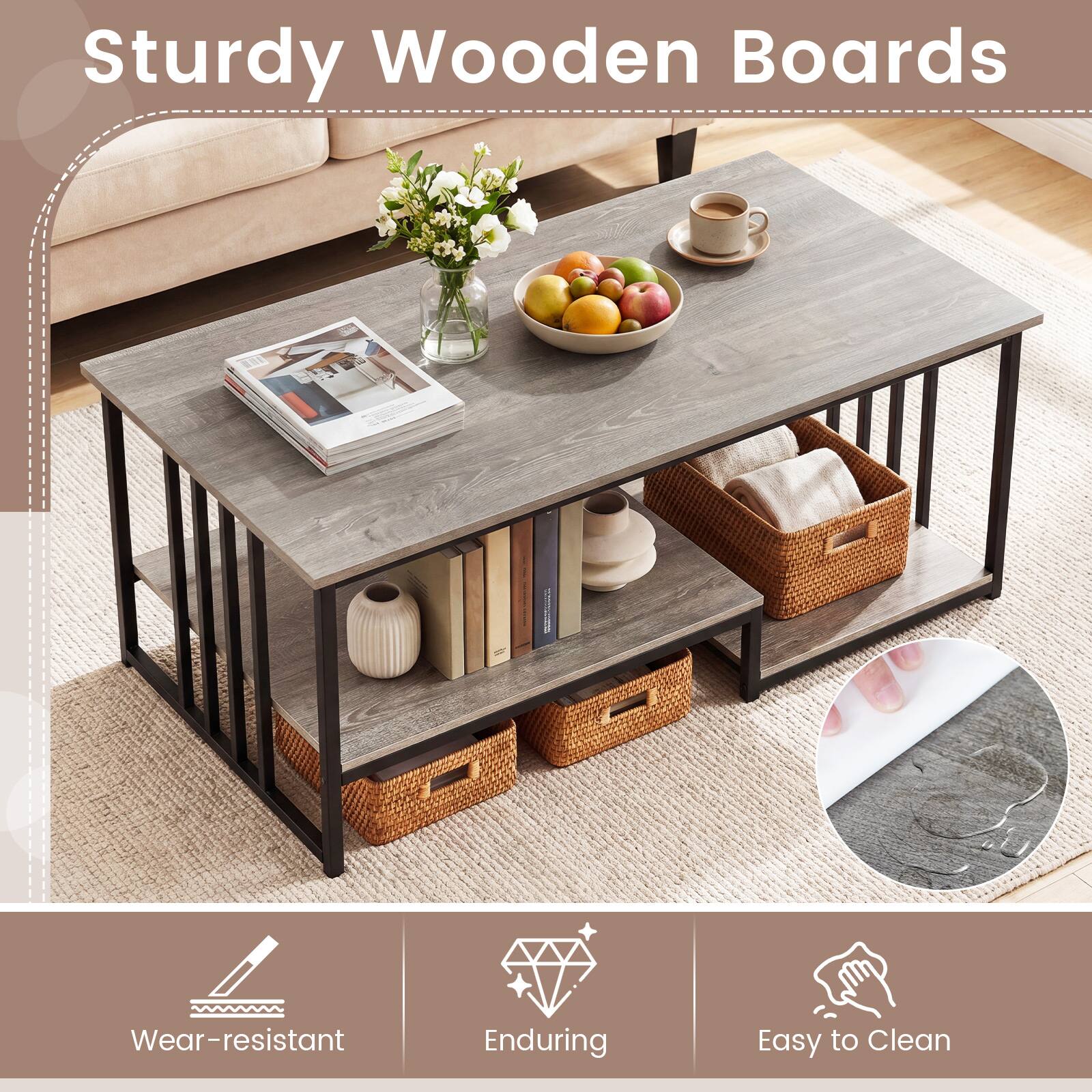 Sturdy Wooden Boards | Wear-resistant | Enduring | Easy to Clean