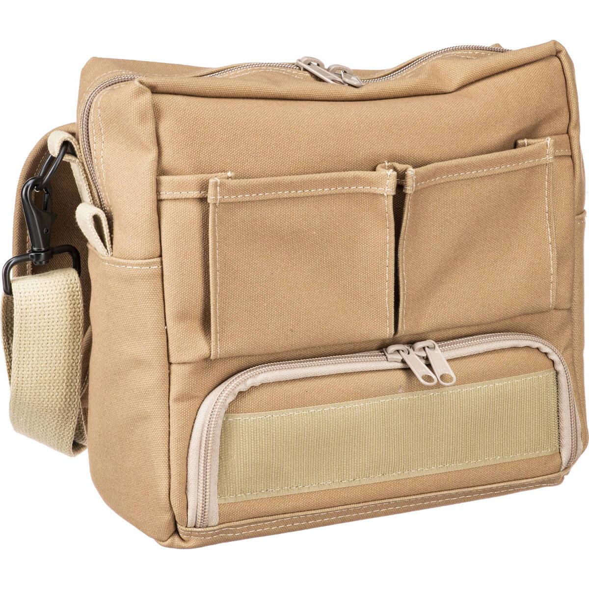 Alt View 3. Domke - Domke F-5XC Large Shoulder / Belt Canvas Camera Bag - Sand.
