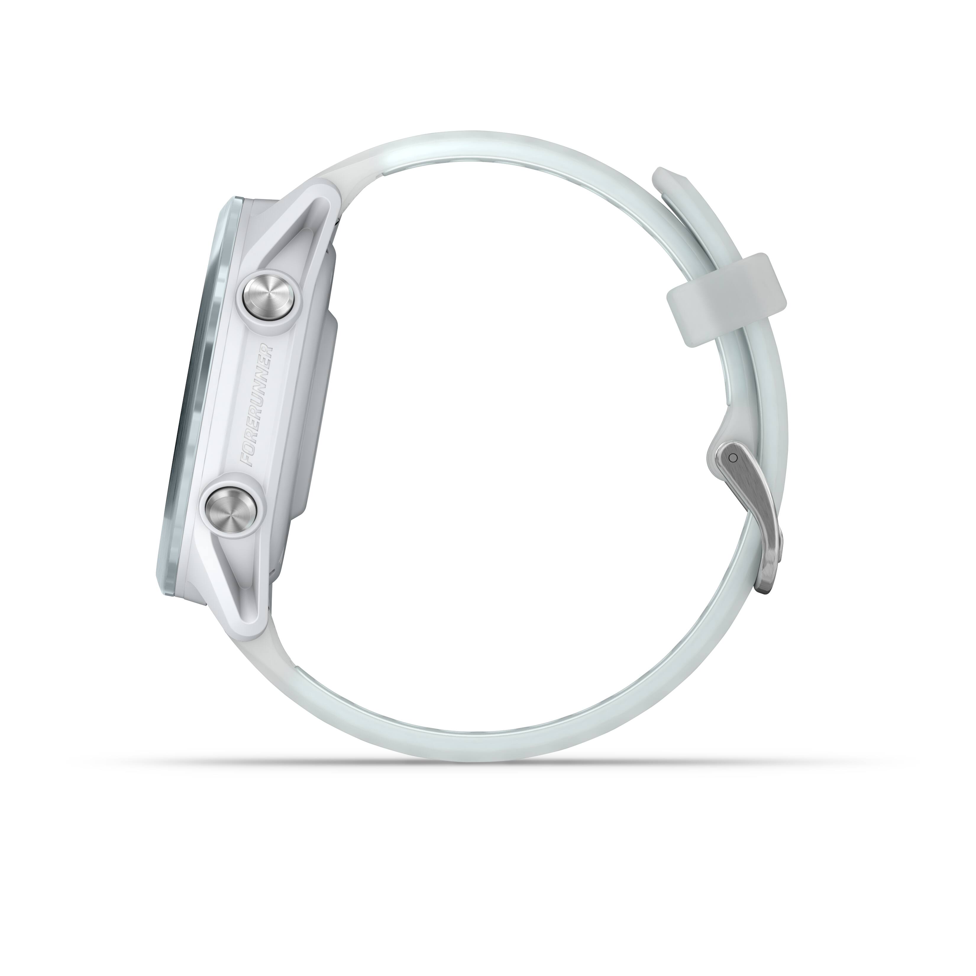 Alt View 7. Garmin - Forerunner 570 GPS Smartwatch 42 mm Aluminum - Cloud Blue Aluminum.