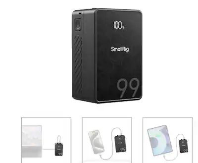 Smallrig VB99 SE Mini V Mount Battery 6800mAh for Cameras, LED Smallrig VB99 SE Mini V Mount Battery 6800mAh for Cameras, LED