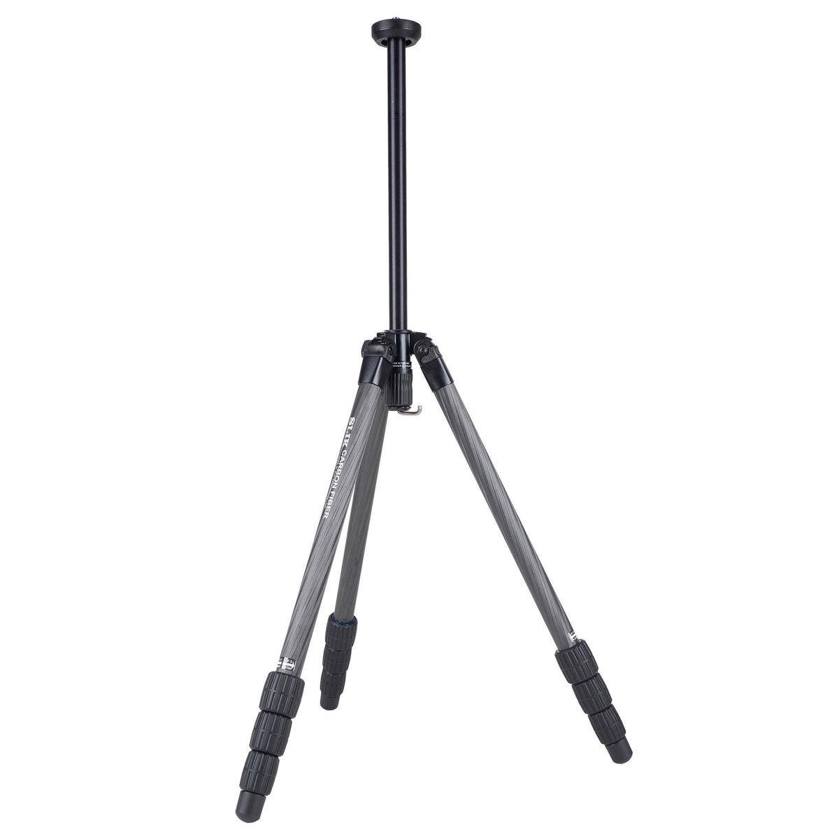 Alt View 4. Slik - Slik PRO CF-634 4-Section Carbon Fiber Tripod, 62.6" Max Height, Black.