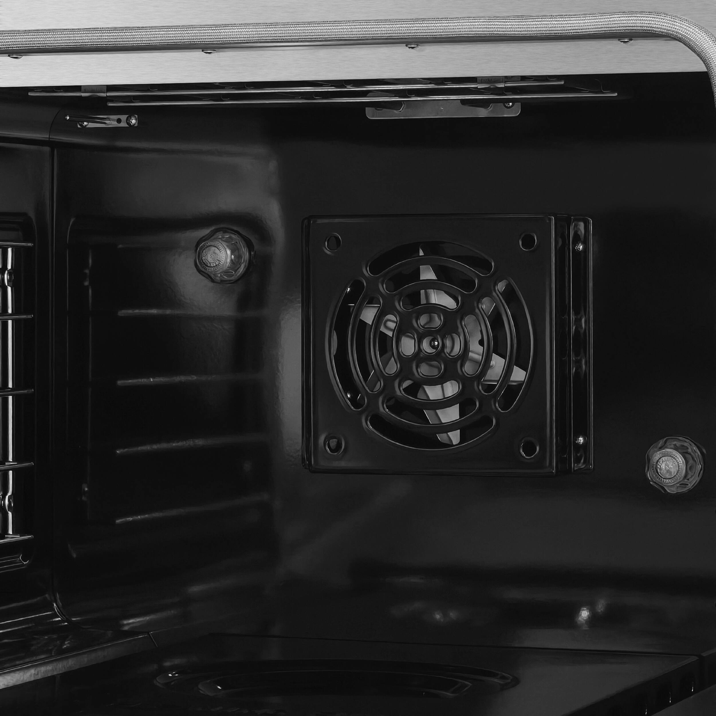 Alt View 8. Forno Appliances - Valente 36" Dual Fuel Range - White.