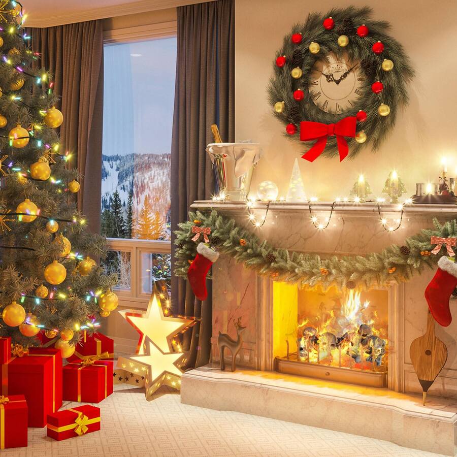 JETRANSPORT 9 Ceramic Skulls For Fire Pit Durable Reusable Fireproof ...