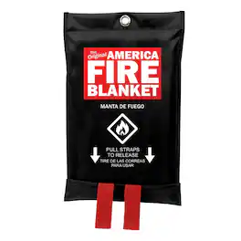 America Fire Blanket - America Fire Blanket, Single Pack - White