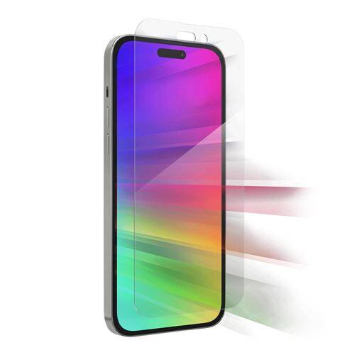 Front. ZAGG - Zagg Invisible Shield EyeSafe Glass Elite Visionguard For iphone 6.1 Pro 2022 5G Compatible - Clear.