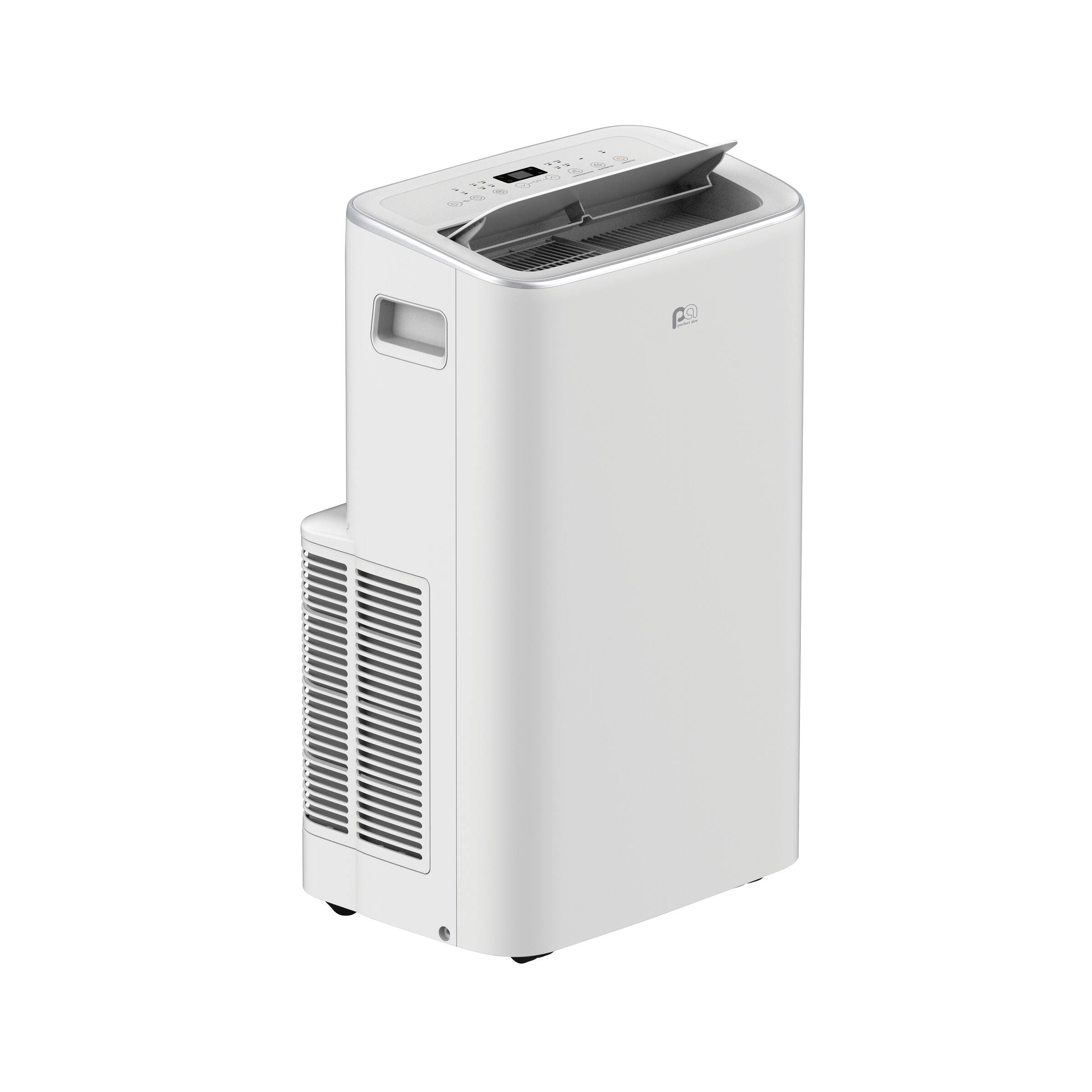 Angle. Perfect Aire - 13,500 BTU/10,000 SACC Portable Air Conditioner with Full-Function Remote Control - White.
