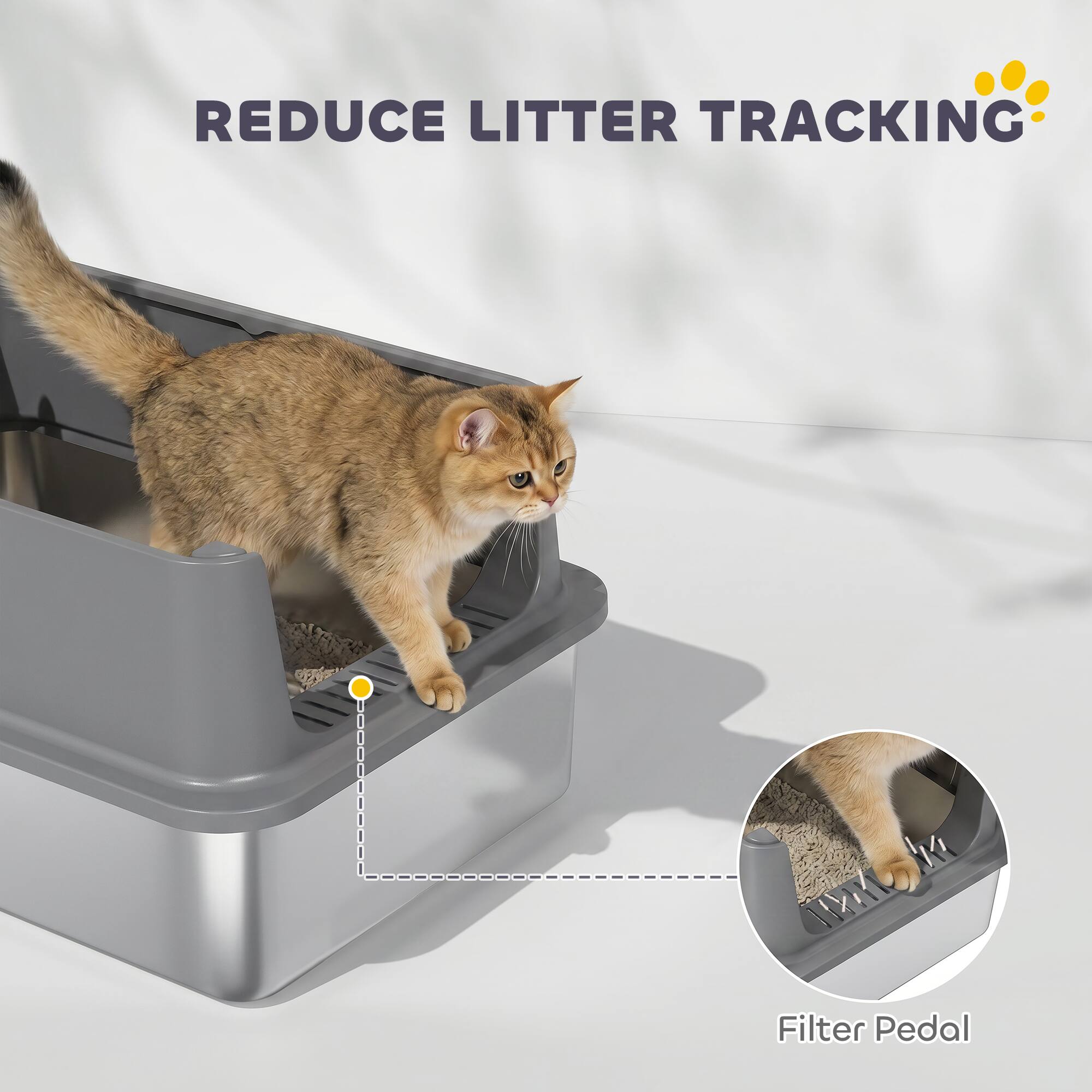 REDUCE LITTER TRACKING

Filter Pedal