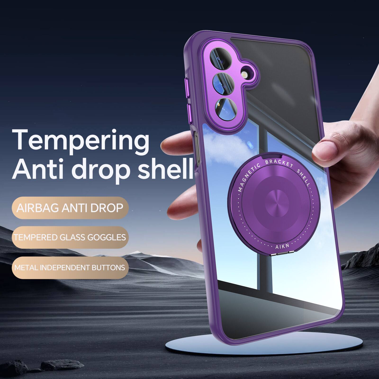 Tempering Anti drop shell  
AIRBAG ANTI DROP  
BRACKET MAGNETIC SHELL  
TEMPERED GLASS GOGGLES  
AIKN  
METAL INDEPENDENT BUTTONS