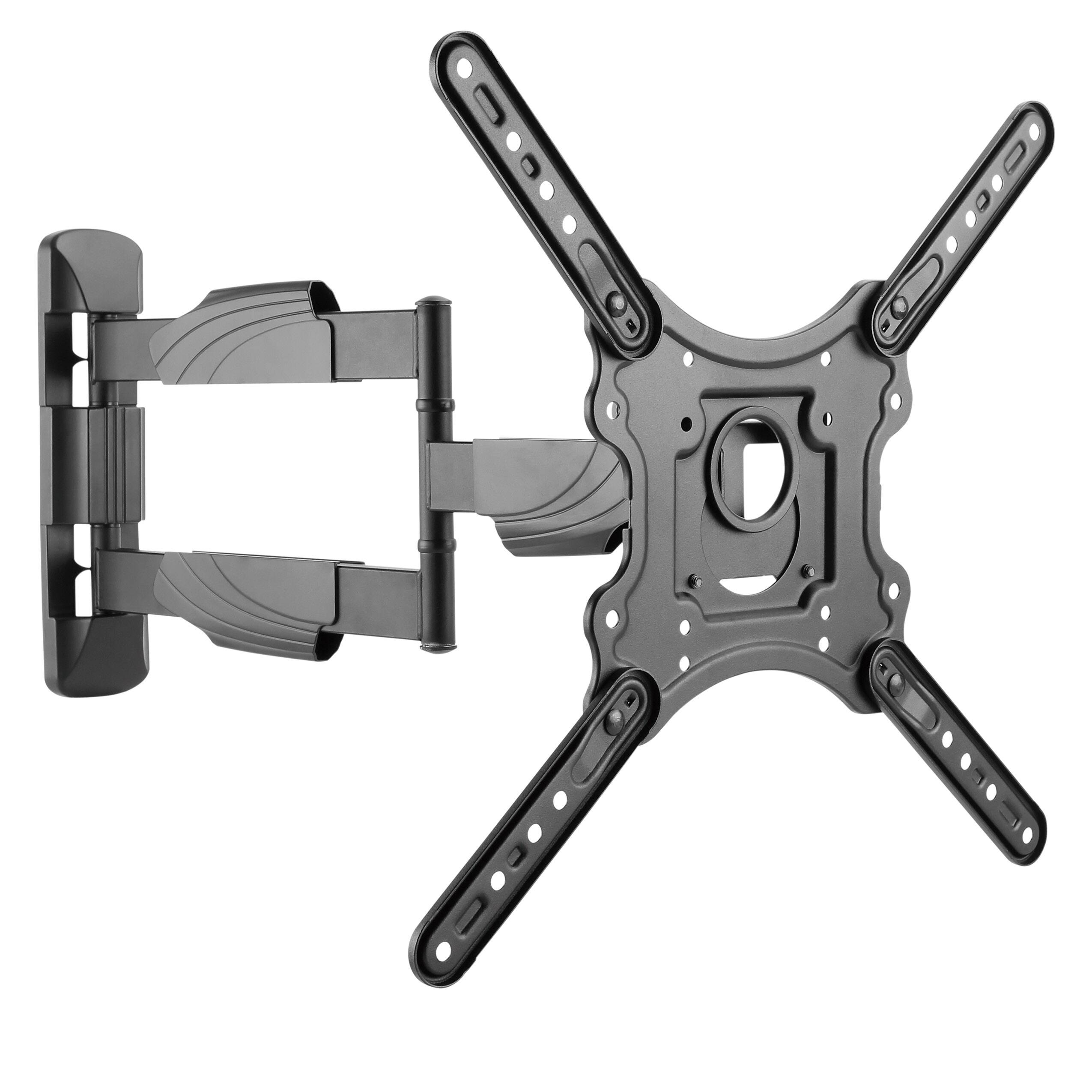 CorLiving - Full-Motion X-frame Wall Mount with Full Extension for 23" - 55" TVs - Black