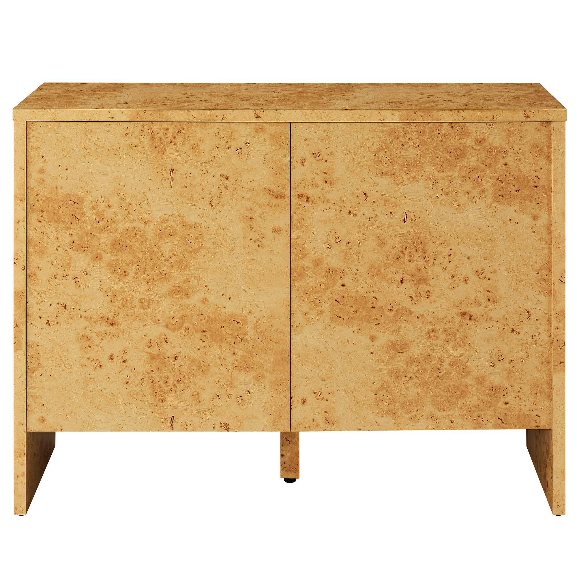 Alt View 5. Modway - Hudson 40" Burl Wood Sideboard by Modway - Natural.