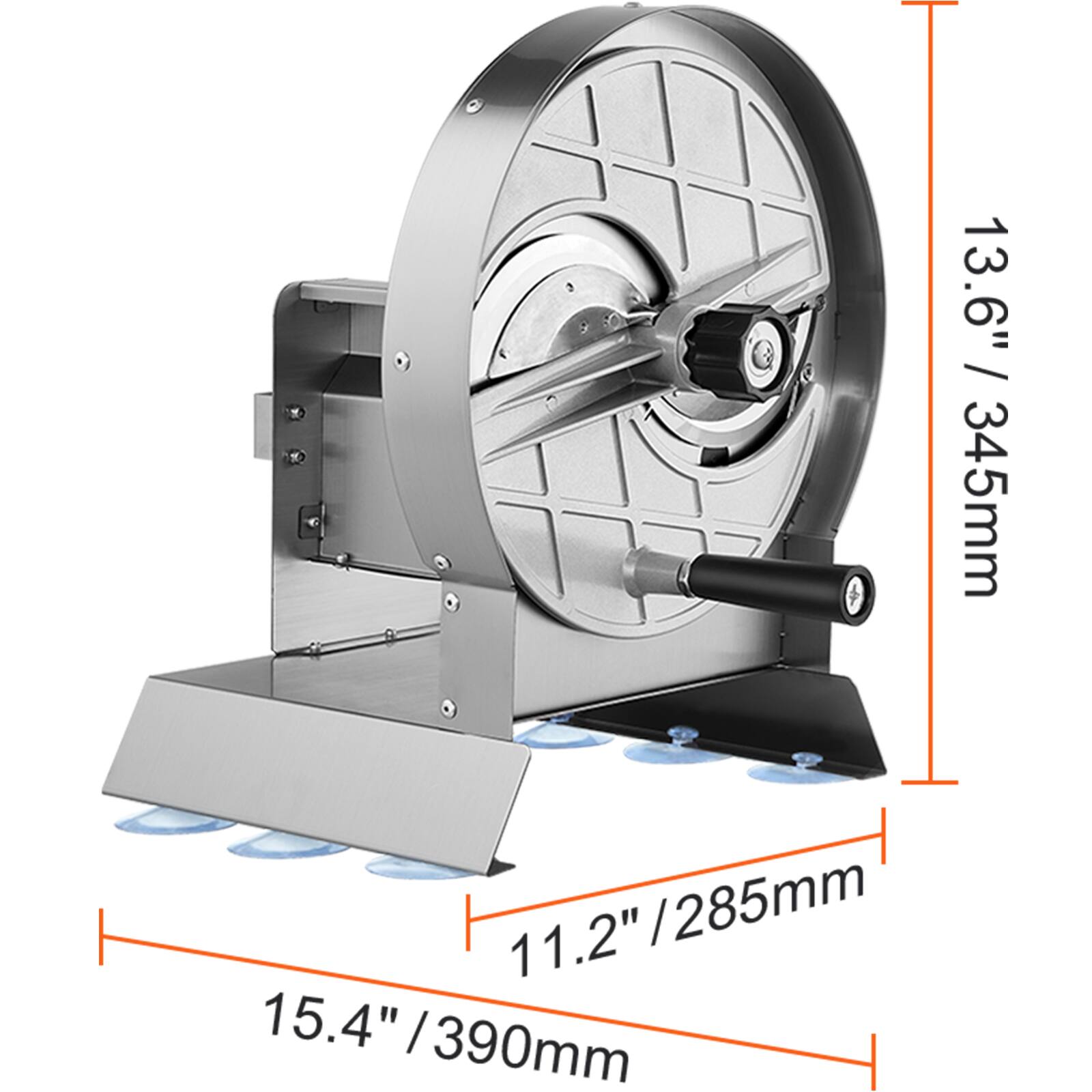 - 13.6" / 345mm
- 11.2" / 285mm
- 15.4" / 390mm